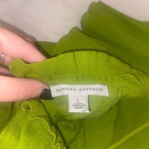 Banana Republic green summer dress